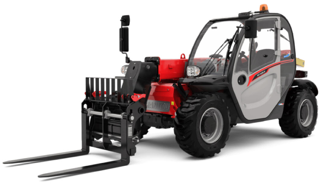 Teleskoptruck firehjulsstyrt  < 6 meter <3 tonn